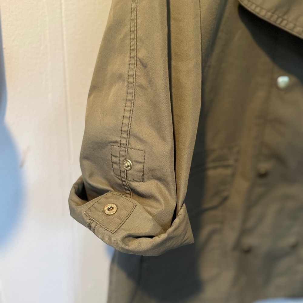 π²Tommy Hilfiger Women's Olive Green Utility Coat - Picture 6 of 12